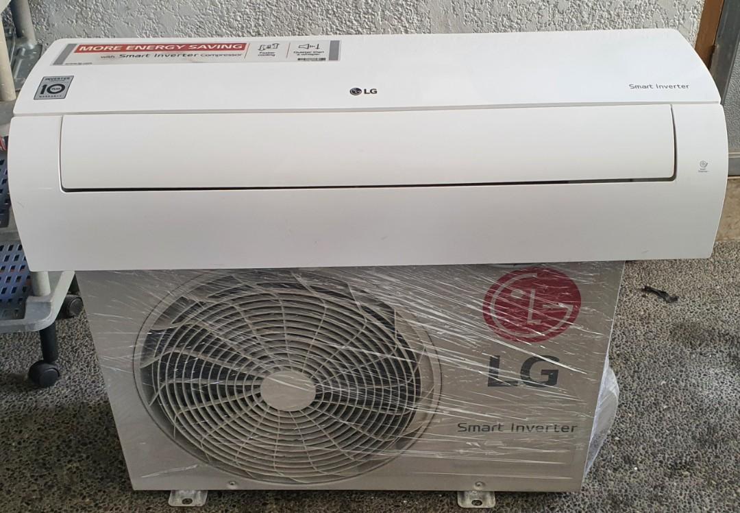 LG 1.0HP Wall Mounted Smart Full DC Inverter Split Type Aircon, TV