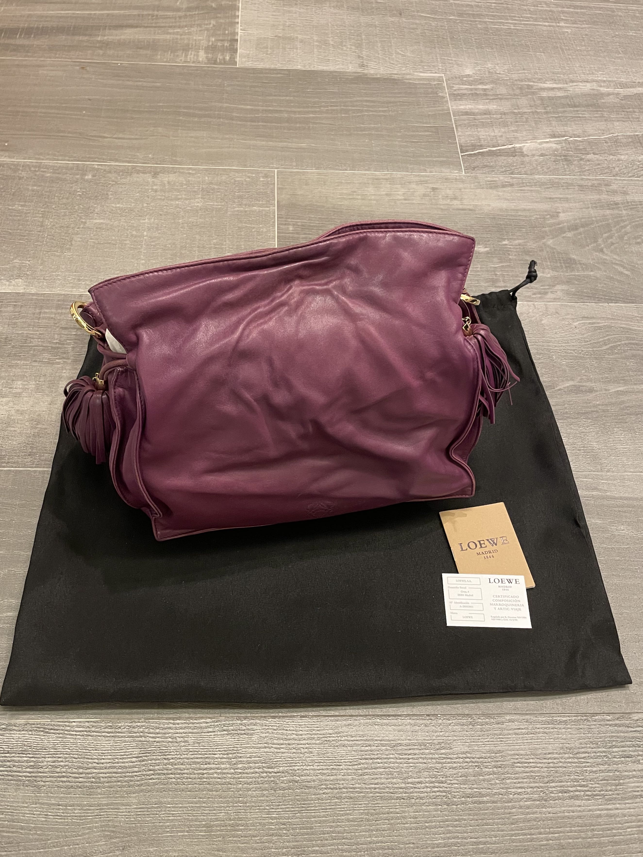 Loewe flamenco hotsell tassel bag