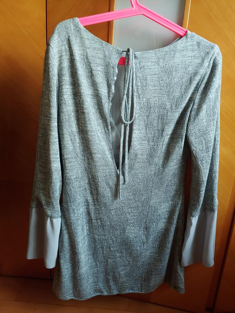 Long Top Dress With Sparkles Chiffon Styles Designer Made In Australia 女裝 女裝上衣 外套 Carousell