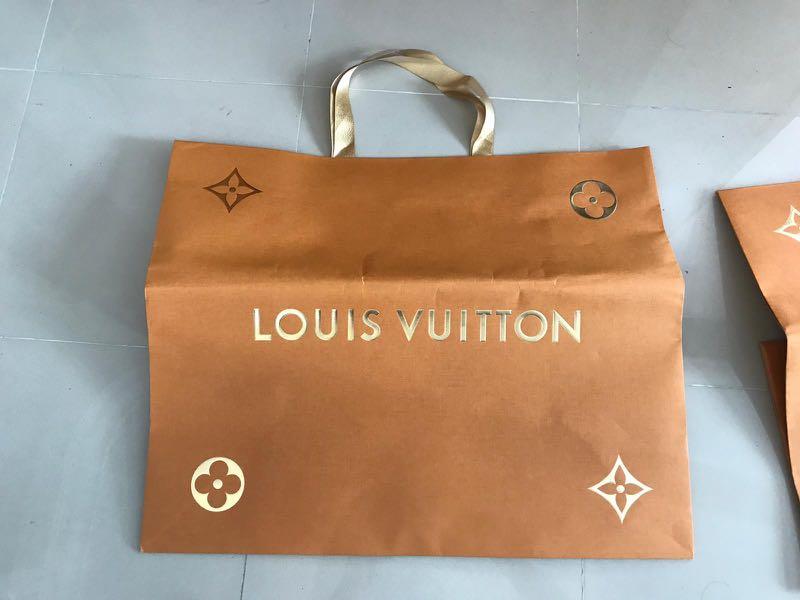 Louis Vuitton Paper Bag, Luxury, Bags & Wallets on Carousell