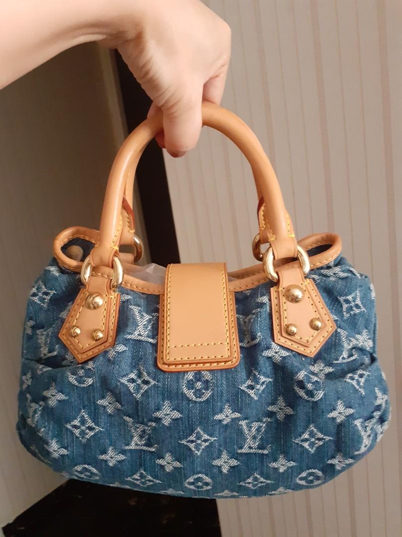 RESERVED **💯LOUIS VUITTON Pleaty Denim Bag, Luxury, Bags & Wallets on  Carousell
