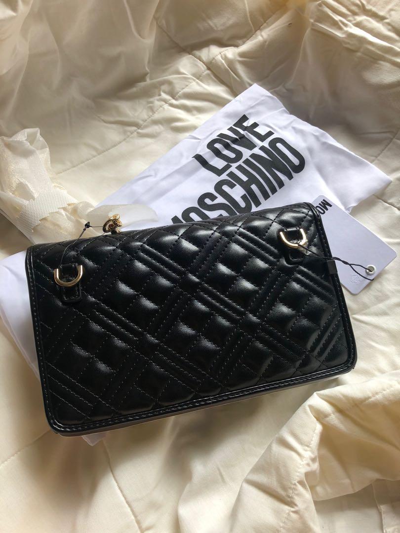 Moschino Diamond Quilted Sling Bag Britain SAVE 36