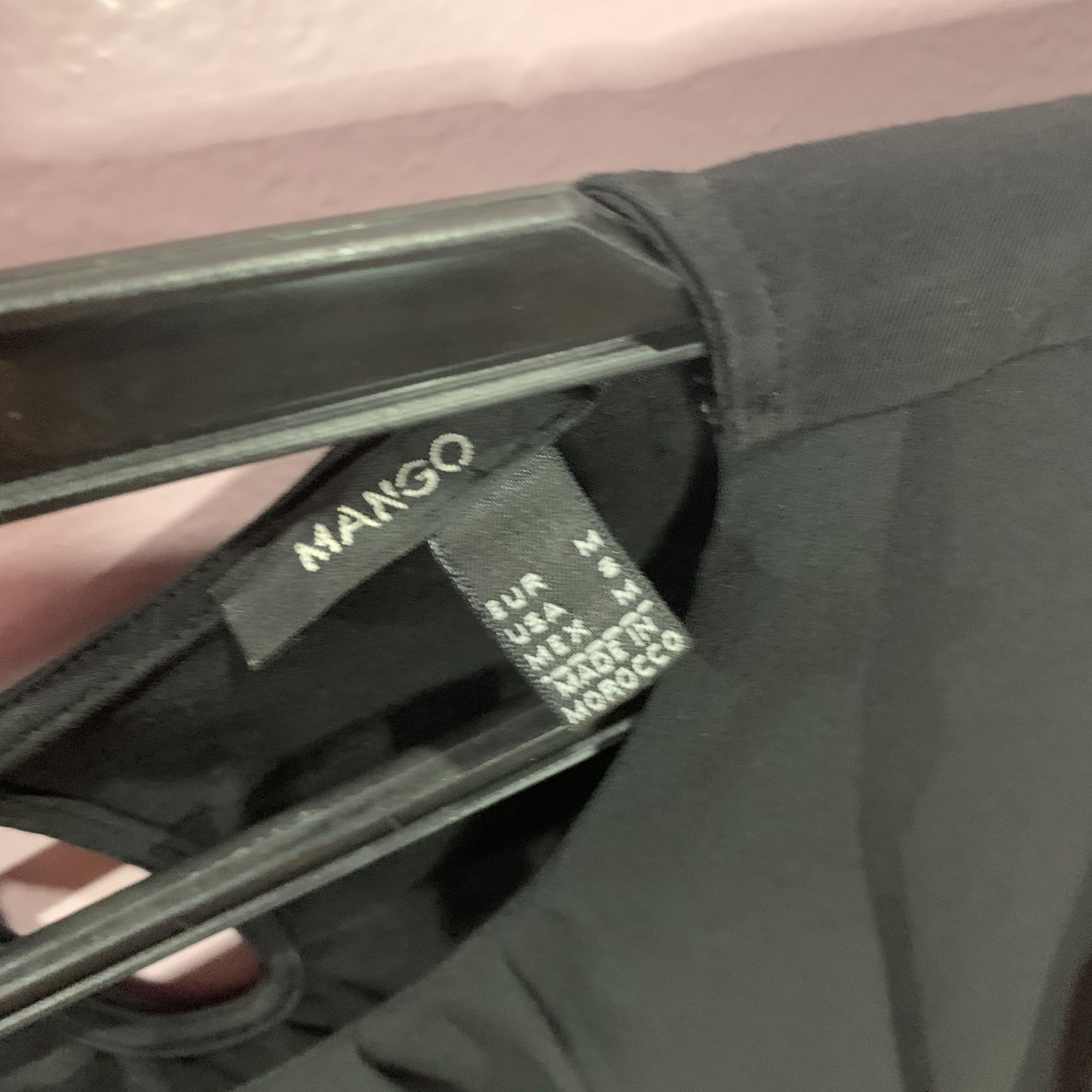 Mango Black Top (Category: Others Tops) located in Pasig City. Submitted by ysabeldc (Listing ID 1068125696, Image 2). Description: 10/10 condition Best fits medium frames Quality fabric.