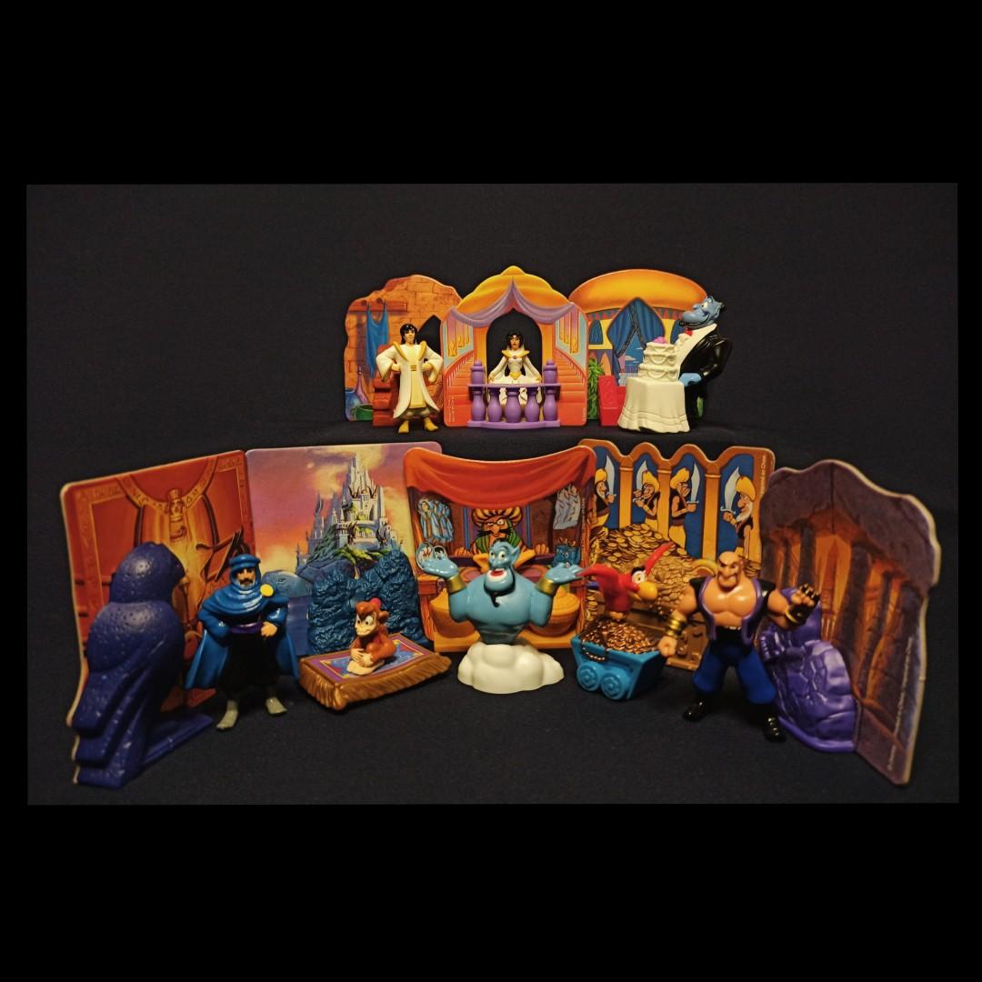 McDonalds Vintage 1996 Complete Set Of Aladdin  King Of Thieves 