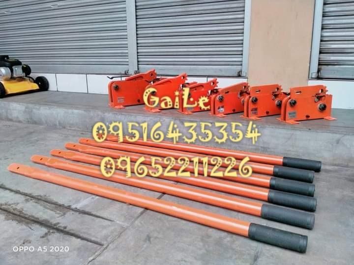 MEGA Bar Cutter (Category: Construction Tools & Equipment) located in Caloocan City. Submitted by abieghail (Listing ID 1068128200, Image 1). Description: MEGA Bar Cutter / Manual Bar Cutting Machine 🇯🇵 - Heavy Duty - Solid steel - With handle Available in: 16mm - P4,200 20mm - P4,700 24mm - P5,300 28mm - P6,600 32mm - P9,500 Contact us for faster transaction. TO GOD BE THE GLORY!.
