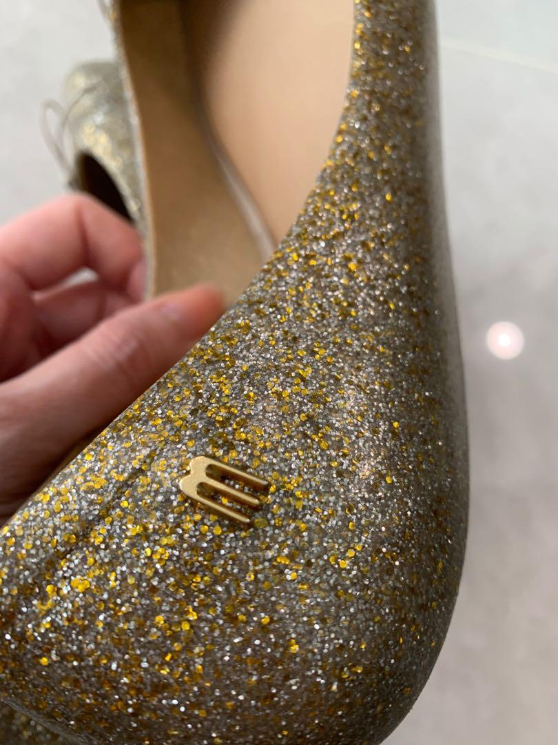 Gold glitter shoes new arrivals flats