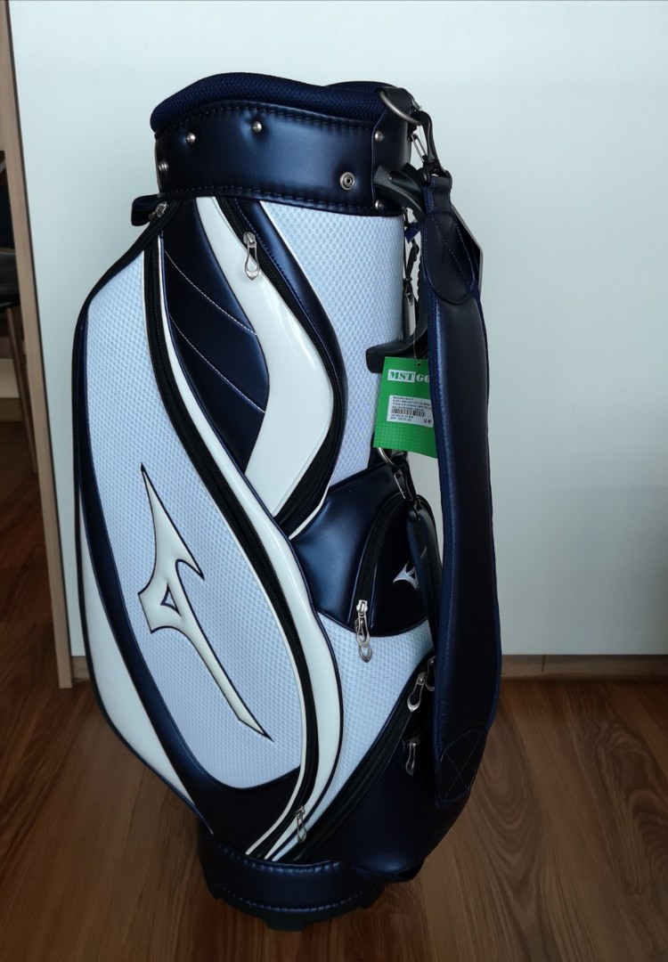 blue mizuno golf bag