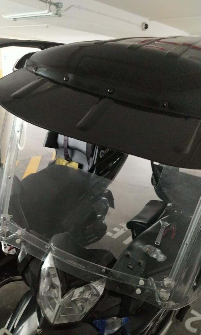 Motorcycle and scooter roof price not increase installation