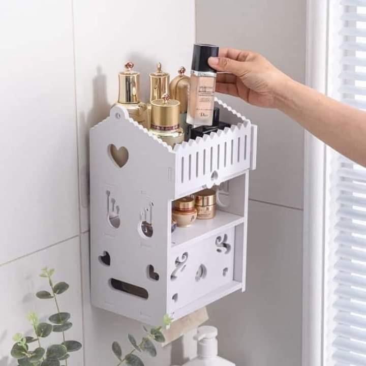 Multi-functional Bathroom Shelf Organizer with Tissue Dispenser (Category: Storage Boxes & Baskets) located in Manila. Submitted by acinad_ (Listing ID 1068059108, Image 2). Description: Multi-functional Bathroom Shelf Organizer with Tissue Dispenser For shipping: - Grab Delivery - LalaMove - Angkas Message for inquiries!.
