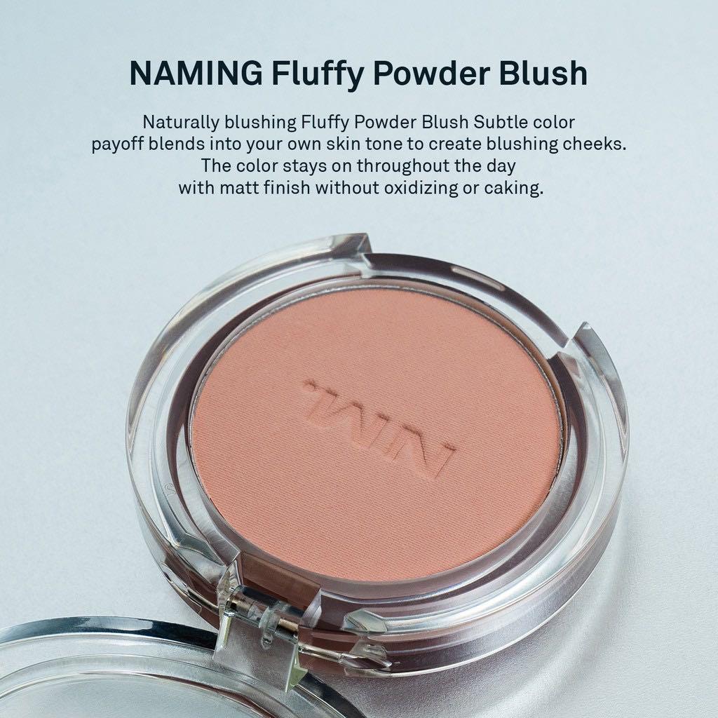 NAMING Fluffy Powder Blush (Toast), Beauty & Personal Care, Face