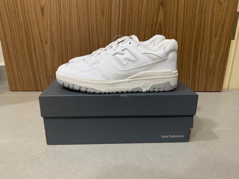 US6.5/8W) New Balance 550 Triple White 