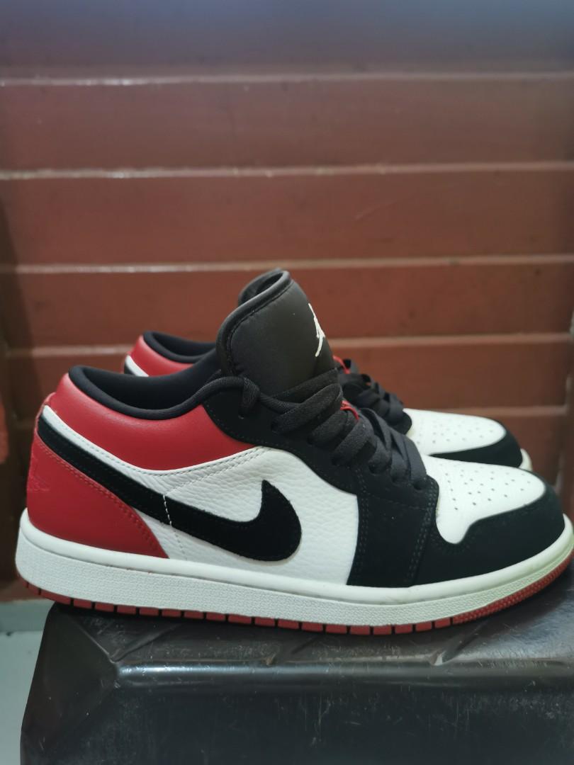 jordan 1 low bred toe