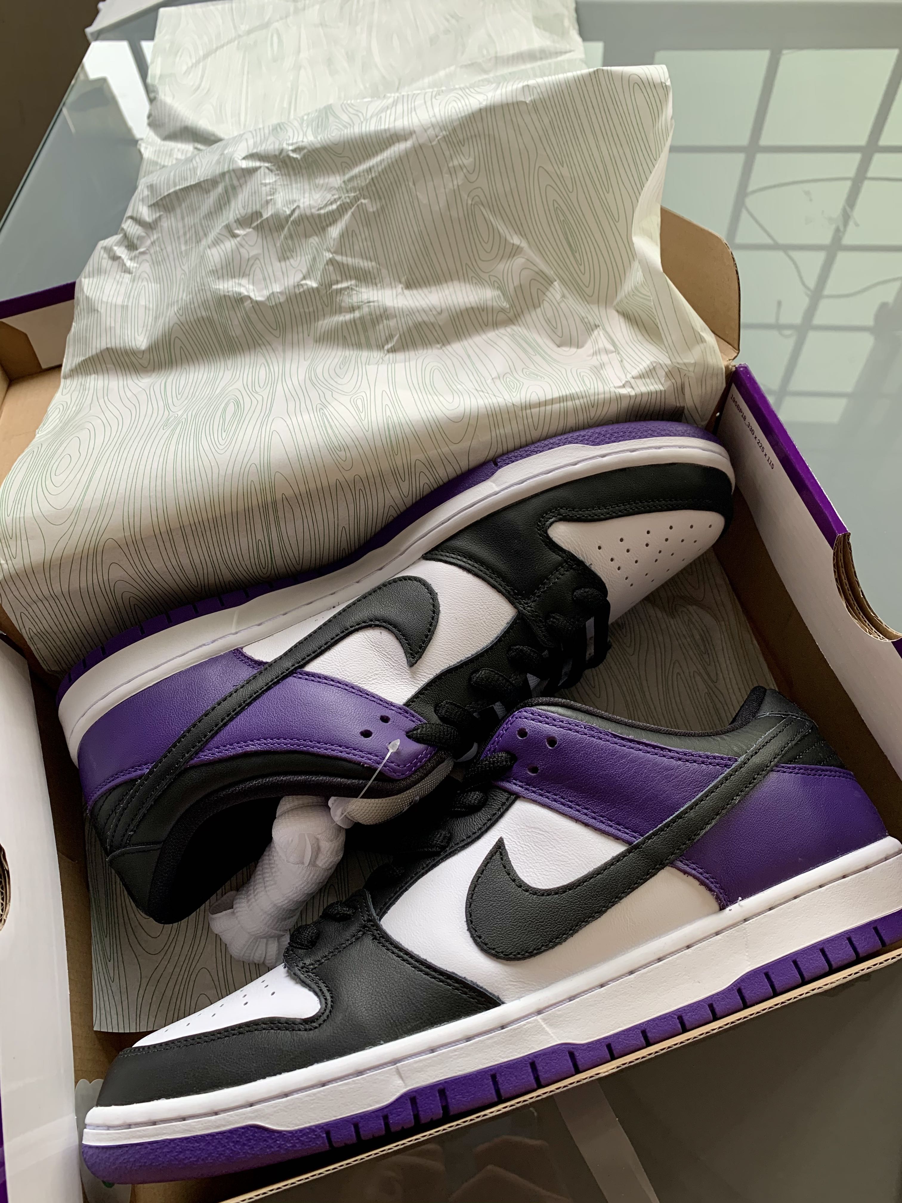 nike dunk mid purple