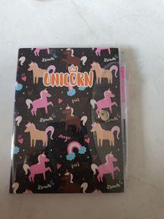Note book with pen