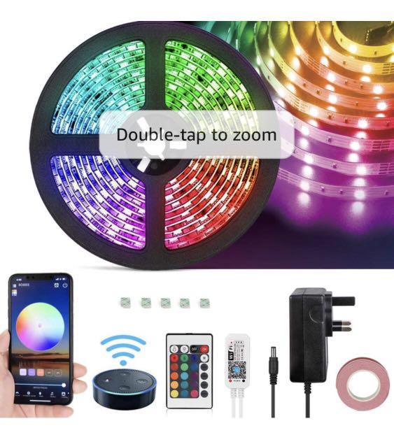 Opard 4.6 out of 5 stars 684 Reviews Opard Alexa LED Strips Lights 5m IR Remote WiFi LED Smart Lights SMD 5050 RGB IP65 Waterproof WiFi Echo Google