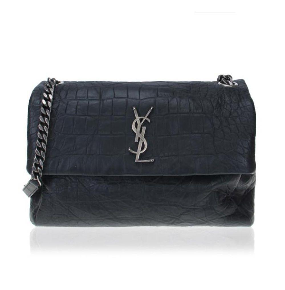 Original Ysl Saint Laurent Handbag Black Embossed Shoulder B Women S Fashion Bags Wallets Handbags On Carousell