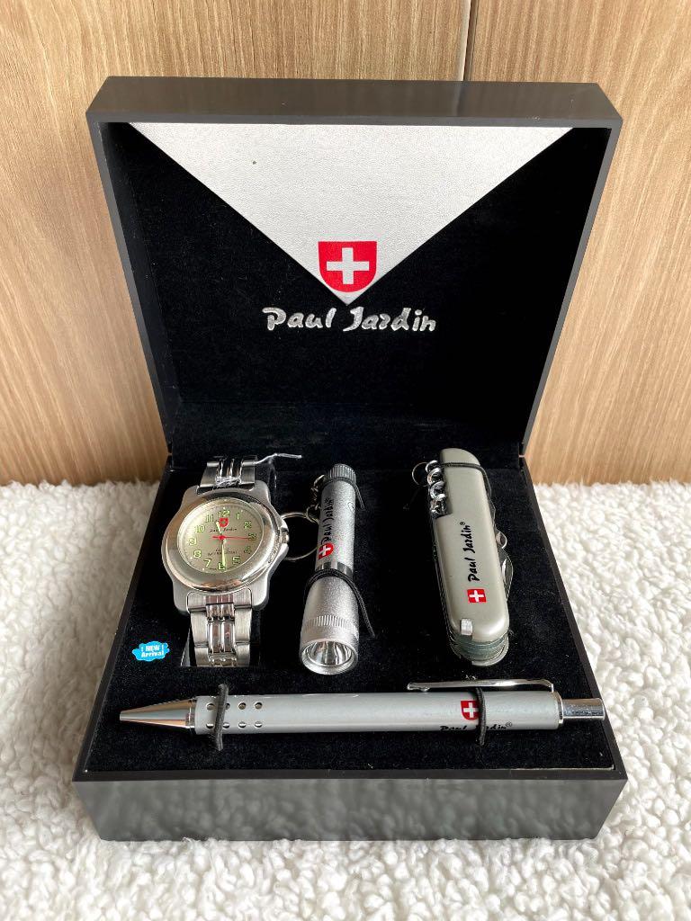 Paul Jardin Gentlemen Men s Watch Pocket Knife Pen Torch