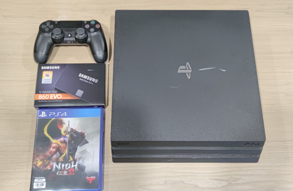 PS4 PRO 500GB SSD + 1TB HDD, Video Gaming, Video Game