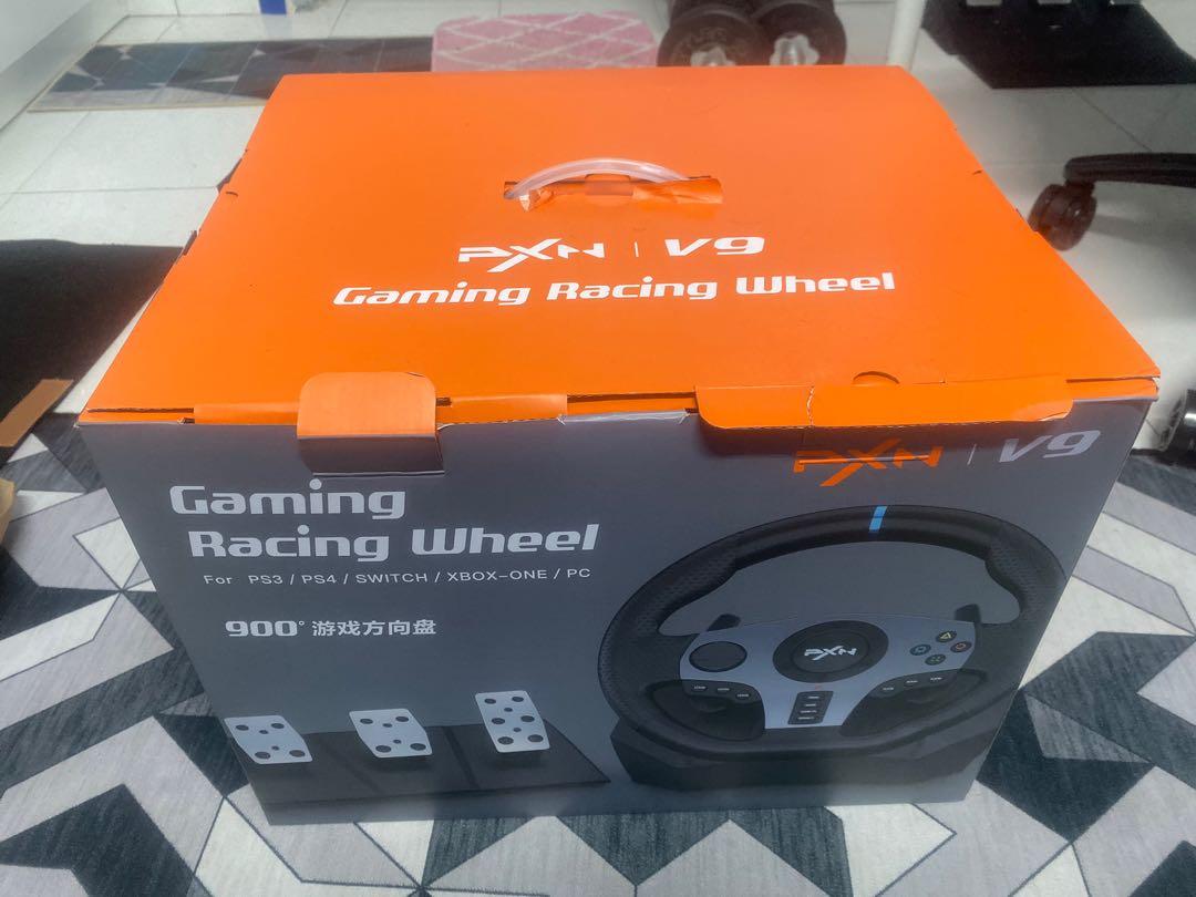Pxn v9 gaming racing wheel logitech g29, Video Gaming, Video Game