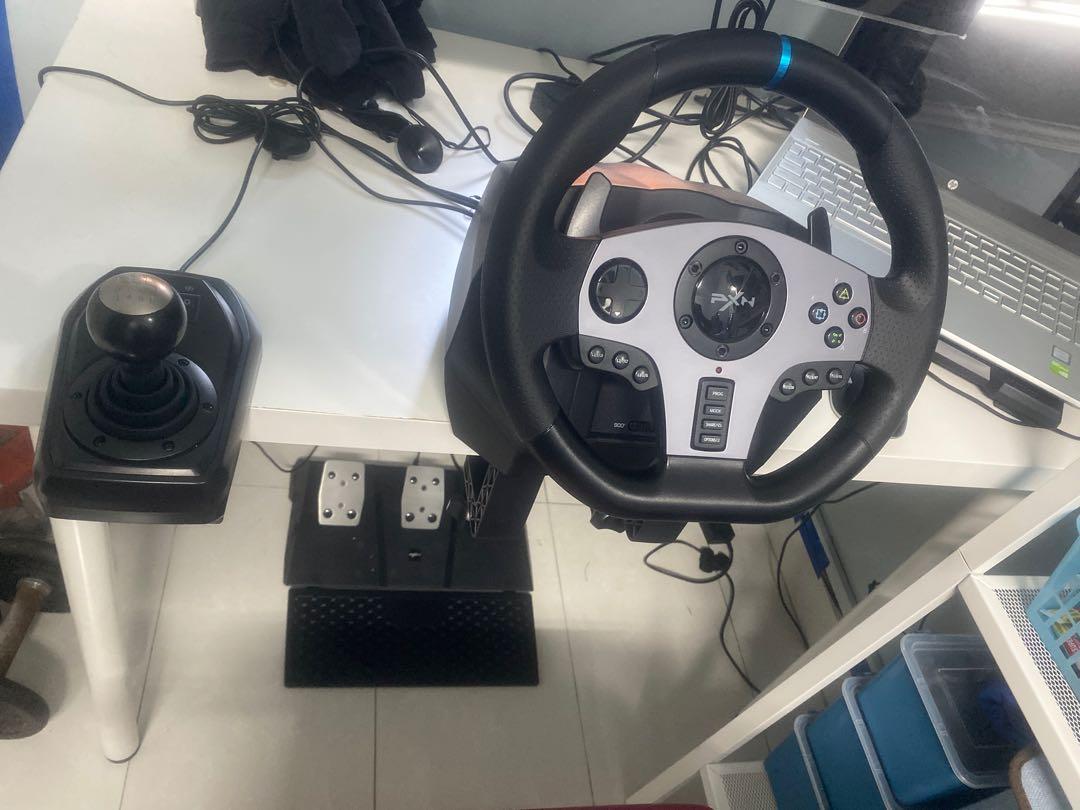 Pxn v9 gaming racing wheel logitech g29, Video Gaming, Video Game