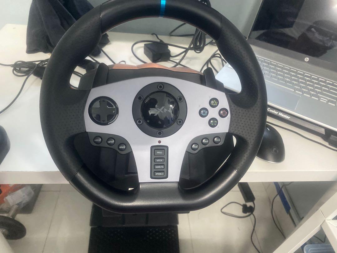 Pxn v9 gaming racing wheel logitech g29, Video Gaming, Video Game