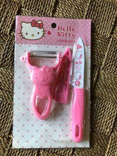 Sanrio Hello Kitty knife & peeler