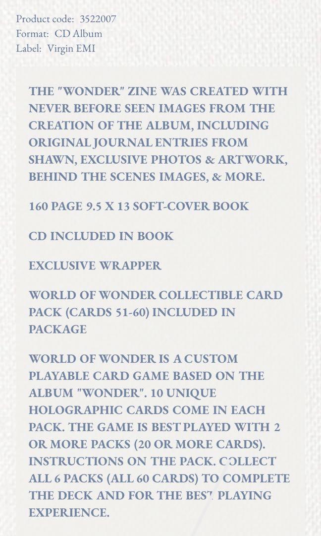 Wonder [CD/Zine Version]