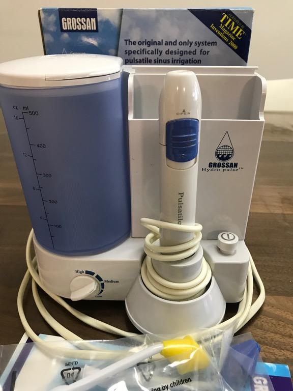 Grossan Hydro Pulse Nasal Sinus Irrigation System New Health Nutrition Health Supplements Health Food Drinks Tonics On Carousell