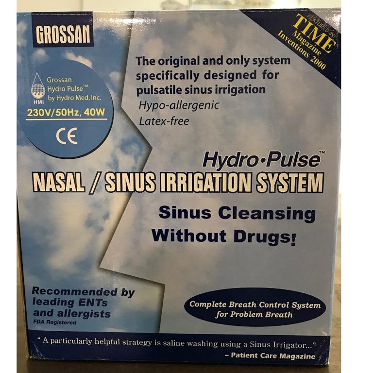 Grossan Hydro Pulse Nasal Sinus irrigation system NEW, Health