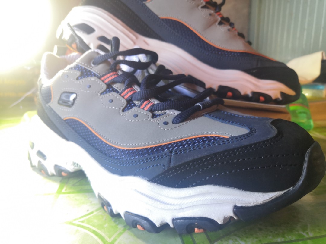 Skechers d lites 2025 2 mens orange