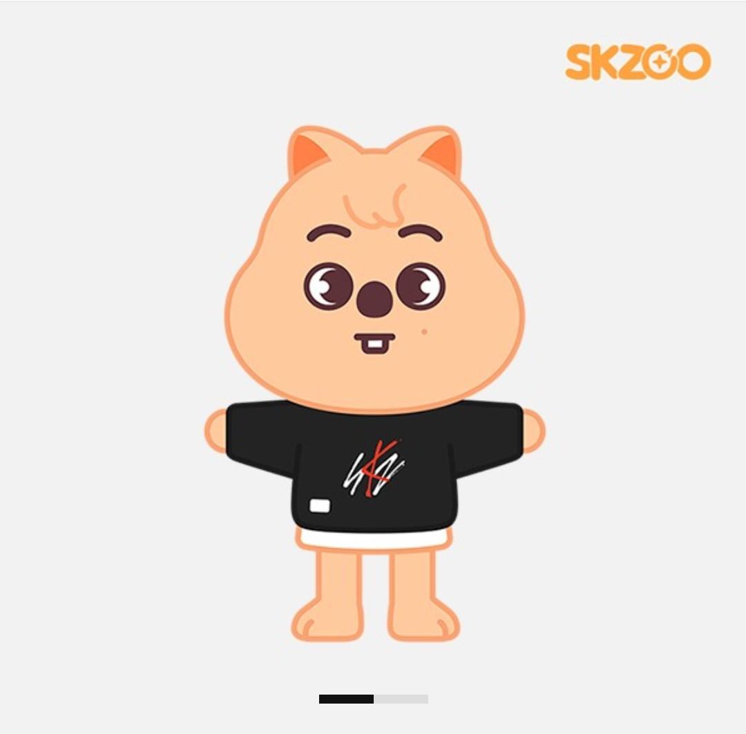 SKZOO ミニ ぬいぐるみ スキズ ハン ハンクォッカ HANQUOKKA-