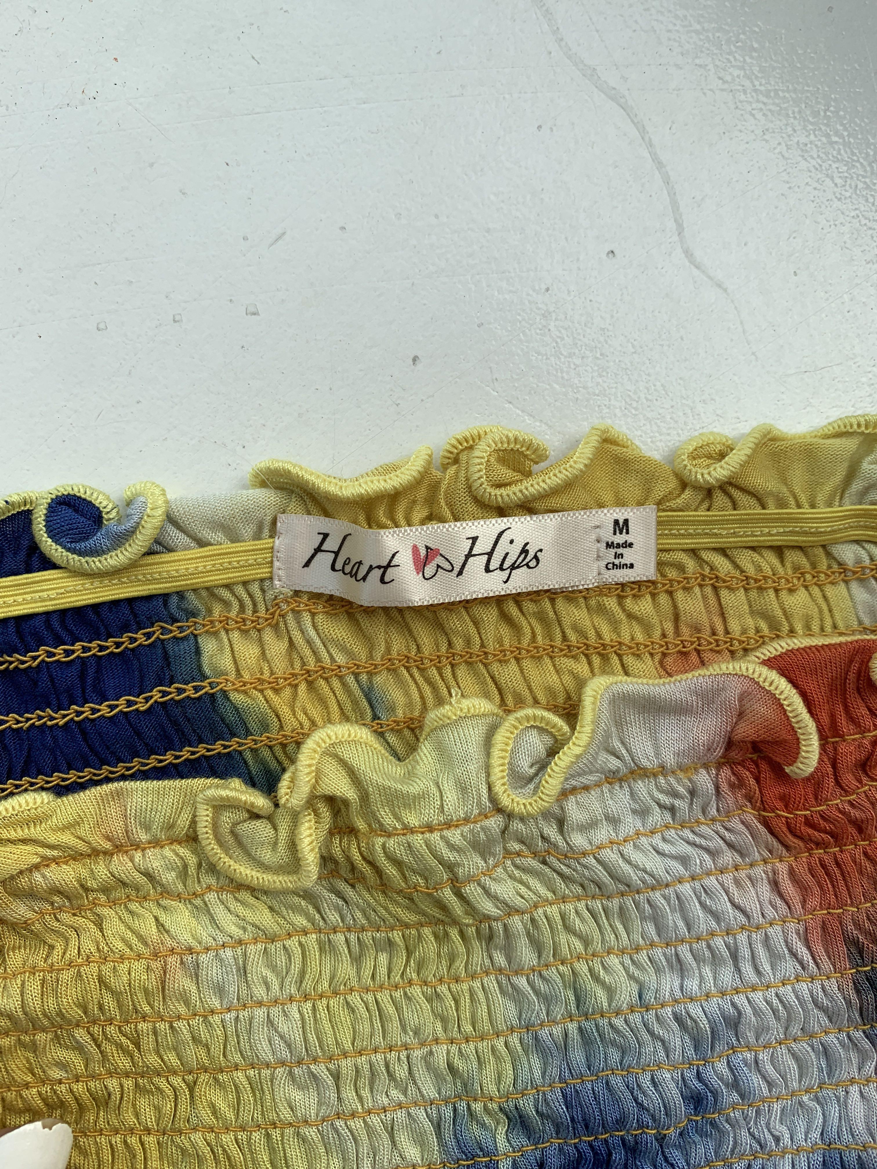 Smocked Tie-Die Tube Top (Category: Sleeveless) located in Paranaque City. Submitted by emmasclothes (Listing ID 1068060641, Image 3). Description: never used :) the material is surprisingly comfortable and the colors are very bold!.