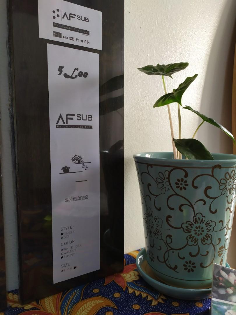 Solid rubber wood shelves panel, Furniture & Home Living, Furniture, Shelves, & Racks