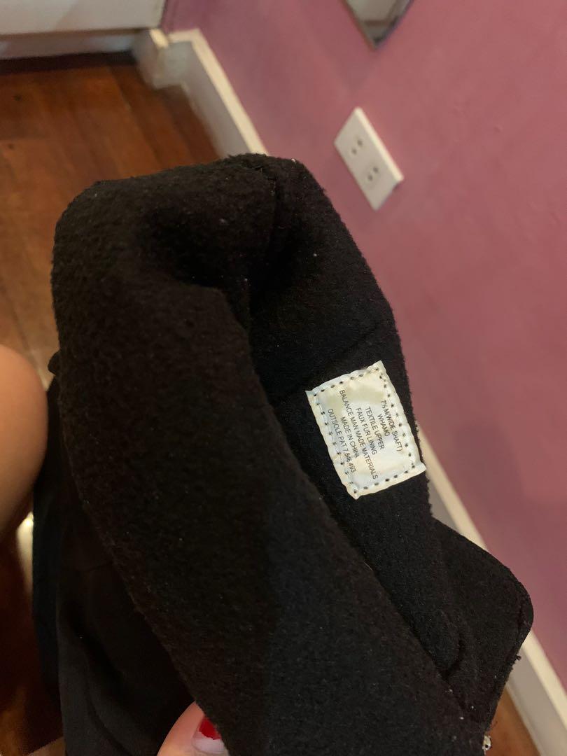 Suede boots (Category: Boots) located in Manila. Submitted by trixcatly (Listing ID 1068048989, Image 3). Description: Size 7.5 on tag but best fits size 6.