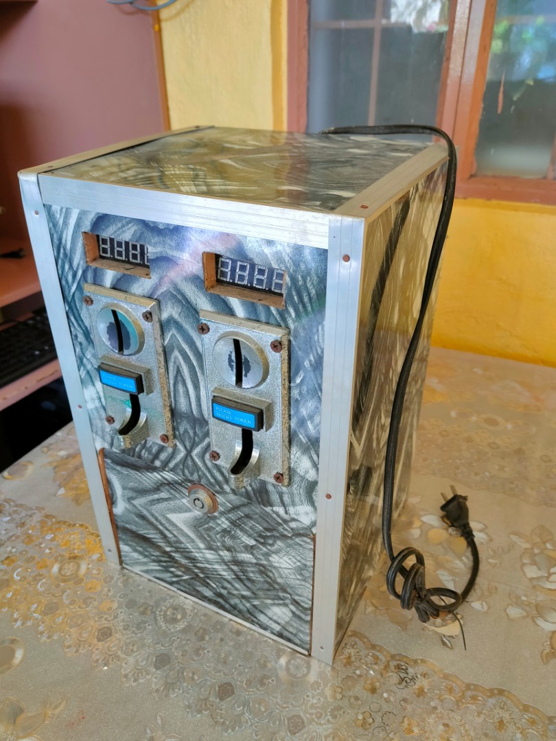 Table top Dual Coin slot box, Computers & Tech, Office