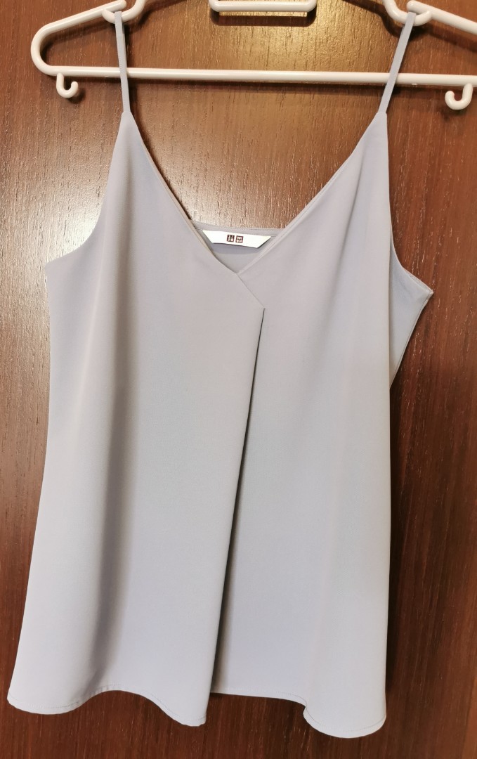 grey spaghetti strap top