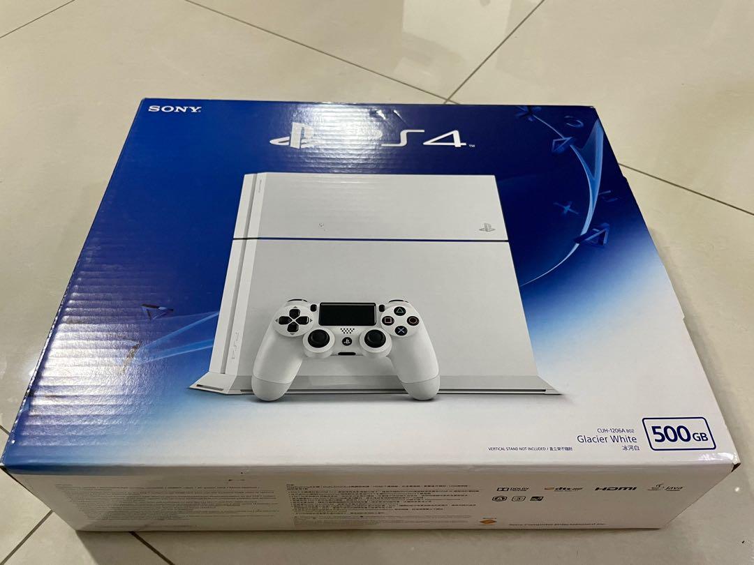 Used ps4 cuh-1206a b02 glacier white 500GB, Video Gaming, Video Game