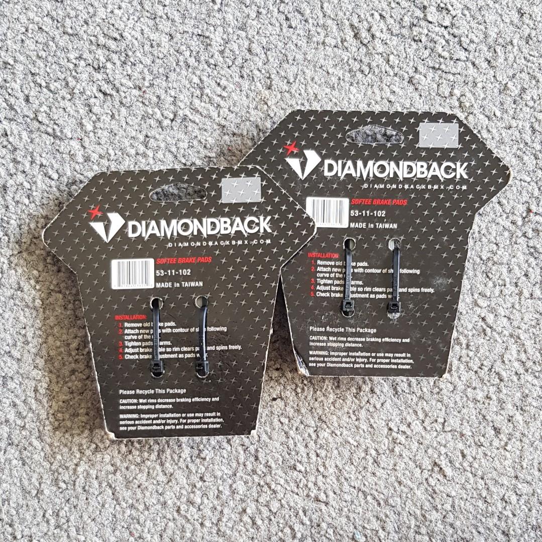 Diamondback Softee Brake Pads Sports Equipment Bicycles Parts Parts Accessories on Carousell