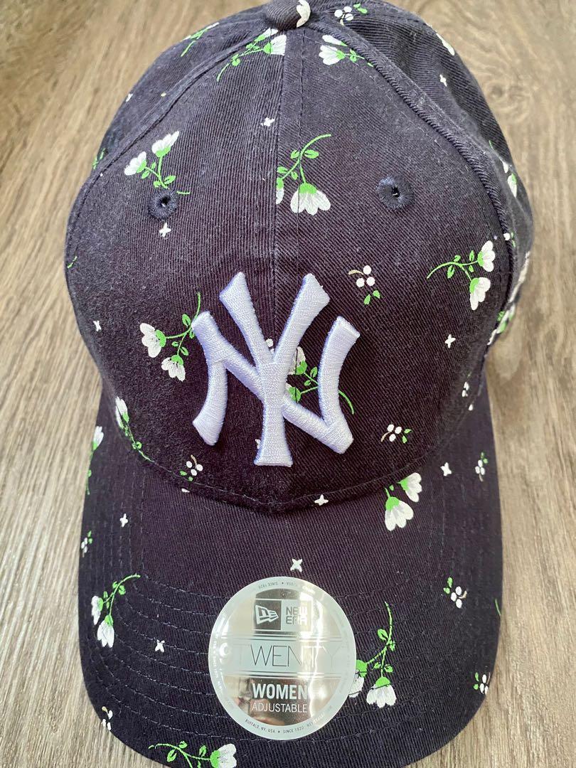 Women's New Era Gray New York Yankees Floral 9TWENTY Adjustable Hat