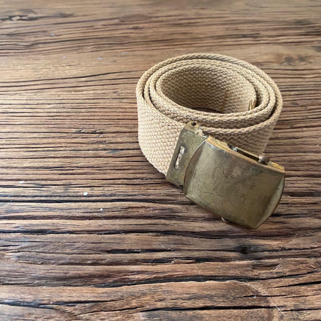 WWII US ARMY TROUSERS HBT USMC VINTAGE MILITARY BRASS BUCKLE USN US NAVY BELT Carousell