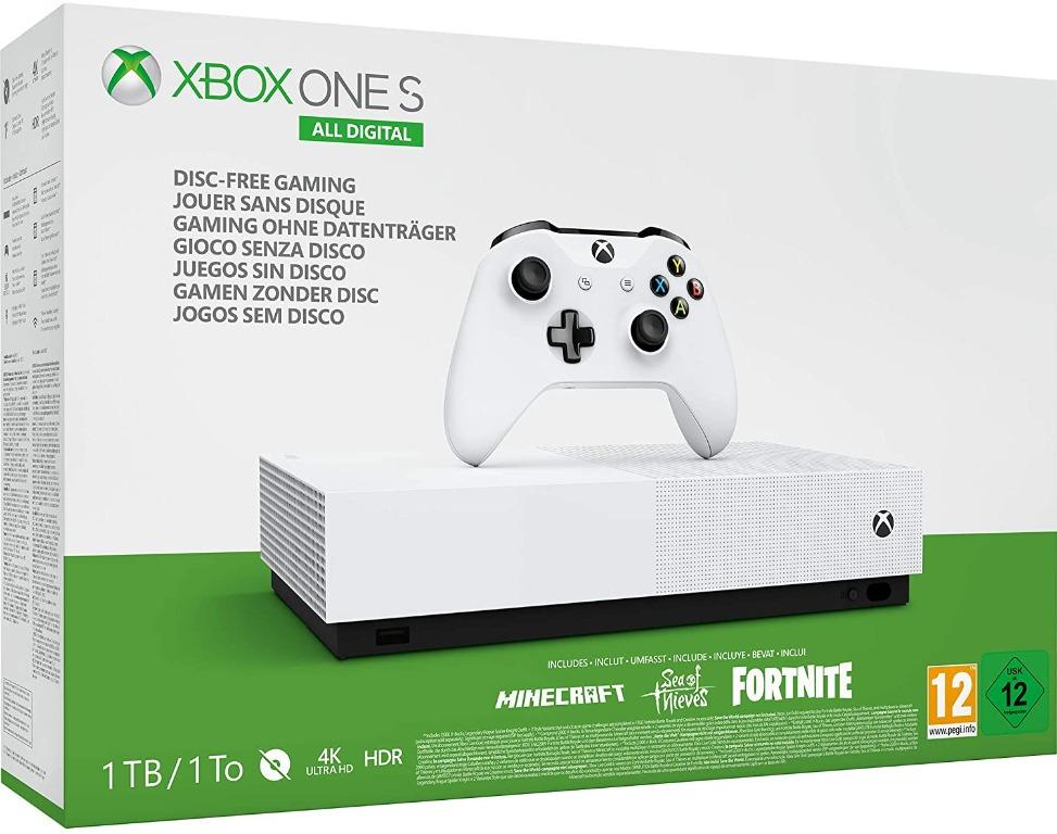 xbox one s all digital 2 controllers