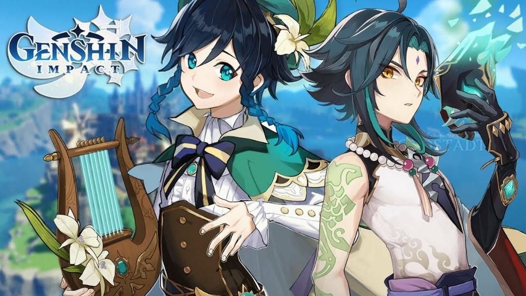 Xiao Venti Ar27 Genshin Impact Account Toys Games Video Gaming Video Games On Carousell I was doodling over the official lumine art to play around with my version of the traveller but then it got away from me— please note i painted over the official art! xiao venti ar27 genshin impact