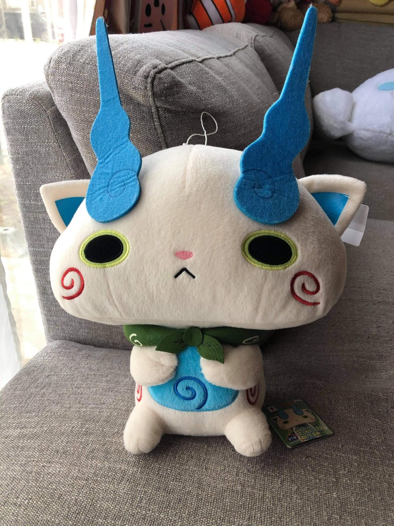 Yo-kai Watch Nyan Komasan Watch Plush, Hobbies & Toys, Toys