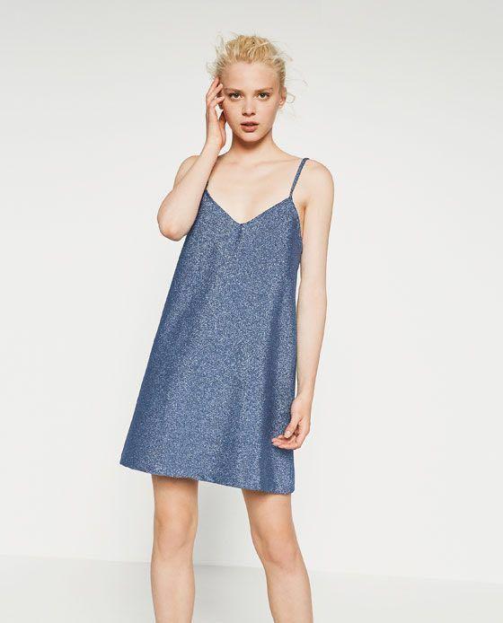 slim fit dress slacks Zara Gown with Cascading Glitter Tulle Skirt main image 0