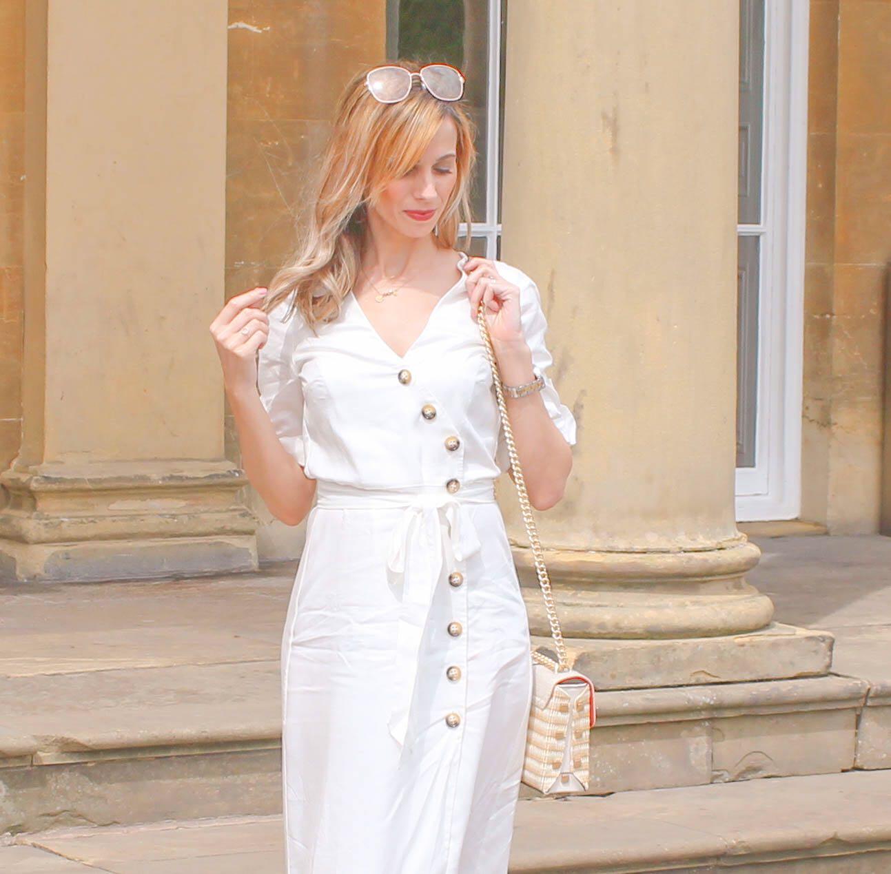 Zara button midi dress 2025