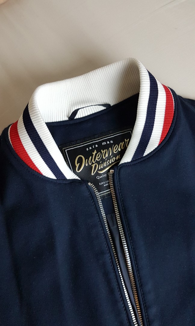 zara varsity bomber jacket