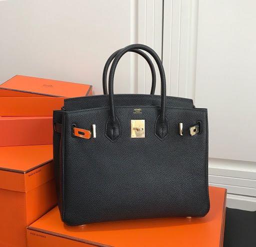 Birkin 30 Black togo, Luxury, Bags & Wallets on Carousell