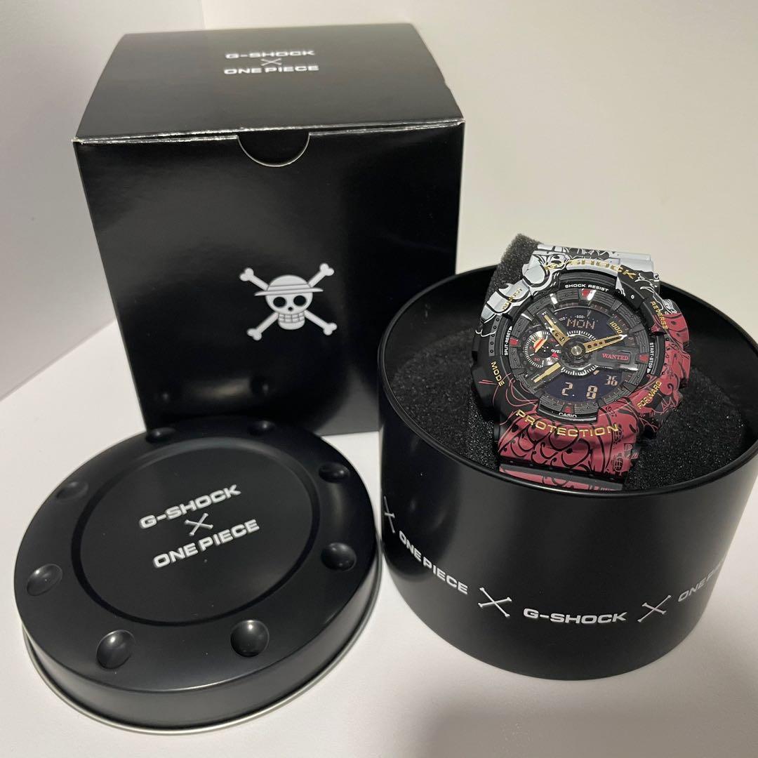 全新有單連原裝盒g Shock X One Piece 海賊王限量版手錶limited Edition Watch 名牌 錶 Carousell 全新有單連原裝盒g Shock X One Piece 海賊王限量版手錶limited Edition Watch 名牌 錶 Carousell