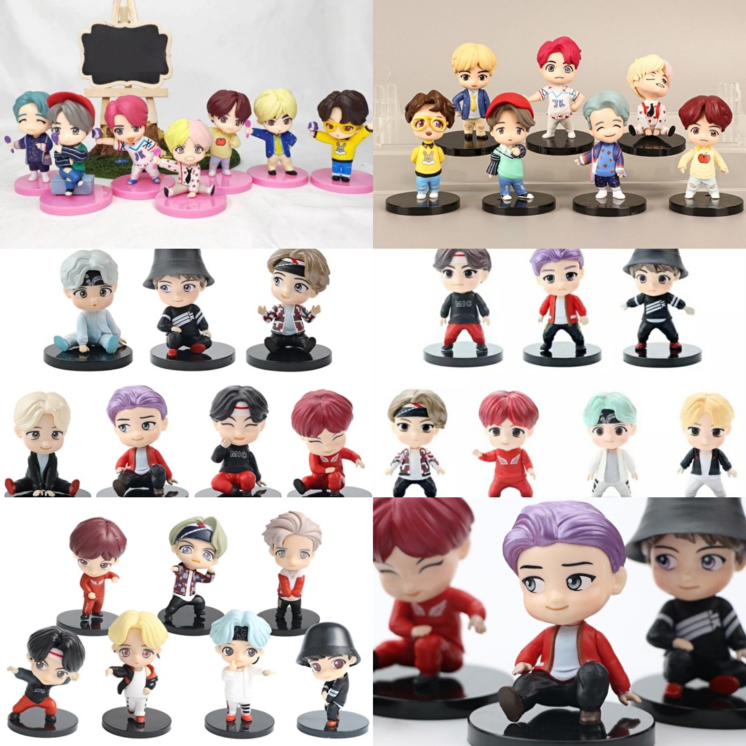 [ PO CLOSED ] BTS TINYTAN FIGURINE SET, Hobbies & Toys, Memorabilia ...
