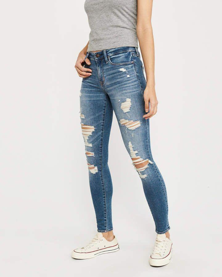 abercrombie and fitch womens jeans